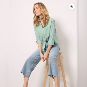 Evereve Kath striped shirt